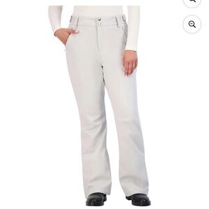 Gerry Ladies' Stretch Snow Pants Fleece-Lined Stretch, Gray M